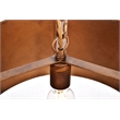 Living District Miro 1-Light Transitional Metal Pendant in Manual Brass