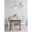 Living District Baxter 1-Light Metal & Glass Pendant in Chrome/Clear