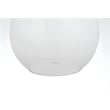 Living District Baxter 1-Light Metal Pendant in Brass and Frosted White Finish