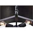 Living District Miro 3-Light Transitional Metal Pendant in Vintage Black