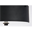 Living District Hazen 2-Light Metal Flush Mount in Flat Black/Frosted White