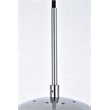 Living District Eclipse 1-Light Metal & Glass Pendant in Frosted White/Chrome