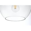 Living District Baxter 1-Light Metal Pendant - Brass and Clear Finish