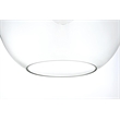 Living District Baxter 1-Light Metal Pendant in Brass and Clear