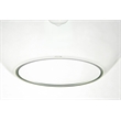 Living District Baxter 1-Light Metal Pendant in Brass and Clear