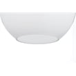 Living District Baxter 1-Light Metal Pendant in Brass and Frosted White