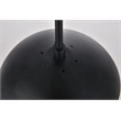 Living District Eclipse 5-Light Metal & Glass Pendant in Black/Frosted White