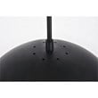 Living District Eclipse 5-Light Metal & Glass Pendant in Black/Clear