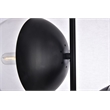 Living District Eclipse 2-Light Metal & Glass Pendant in Black/Clear