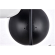 Living District Eclipse 3-Light Glass & Metal Pendant in Black/Frosted White