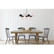 Living District Eclipse 7-Light Metal & Glass Pendant in Black/Frosted White