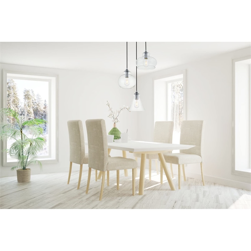 Living District Keller 1-Light Mid-Century Metal Pendant - Black Finish