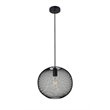 Living District Keller 1-Light Metal Pendant in Black Finish