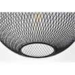 Living District Keller 1-Light Metal Pendant in Black Finish