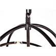 Living District Octavia 3-Light Transitional Metal Pendant in Dark Brown
