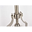 Living District Eamon 1-Light Transitional Metal Pendant in Polished Nickel