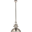 Living District Eamon 1-Light Transitional Metal Pendant in Polished Nickel