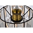 Living District Blair 1-Light Transitional Metal Pendant in Oil Rubbed Bronze