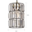 Living District Blair 1-Light Transitional Metal Pendant in Oil Rubbed Bronze