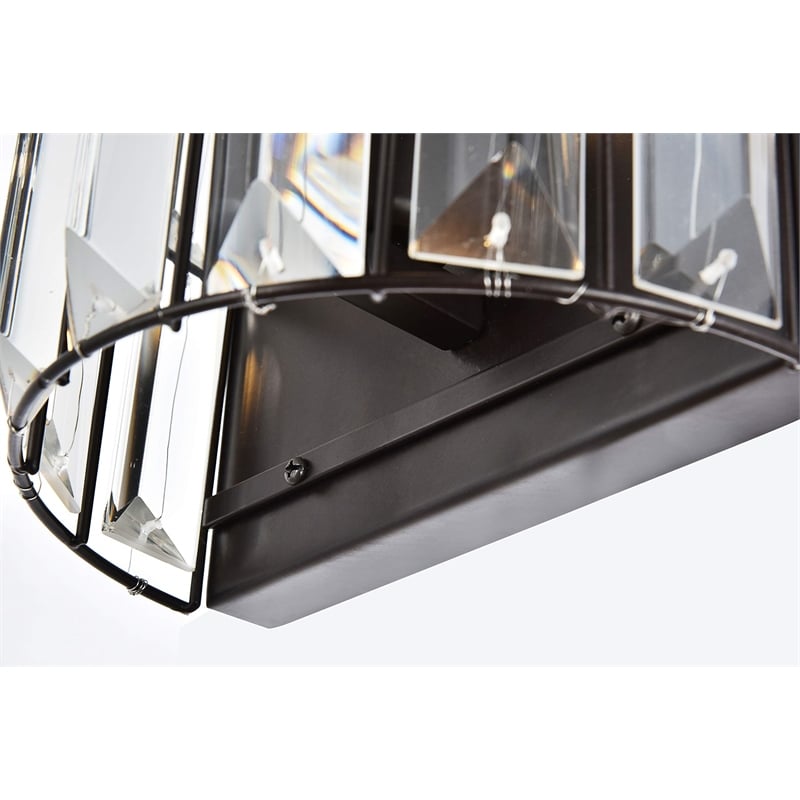 Living District Blair 1-Light Metal Led Wall Sconce in Oil Rubbed Bronze