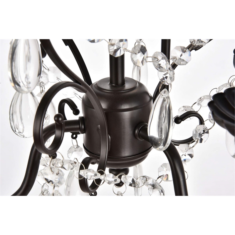Living District Blaise 3-Light Transitional Metal Pendant in Oil Rubbed Bronze