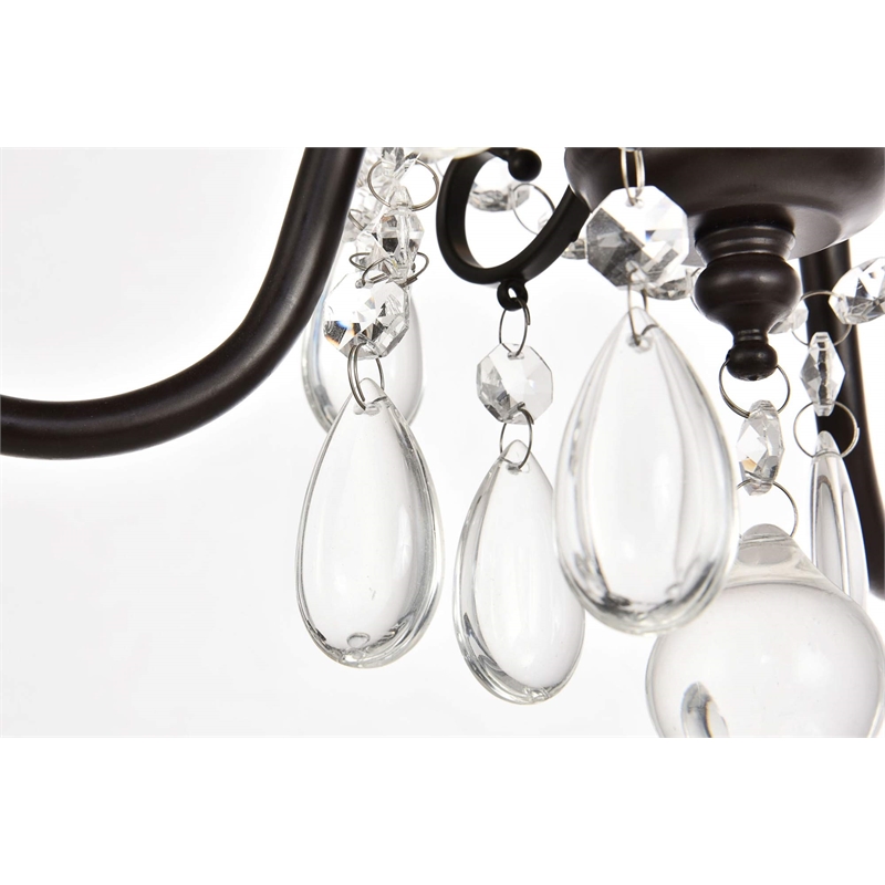 Living District Blaise 3-Light Transitional Metal Pendant in Oil Rubbed Bronze
