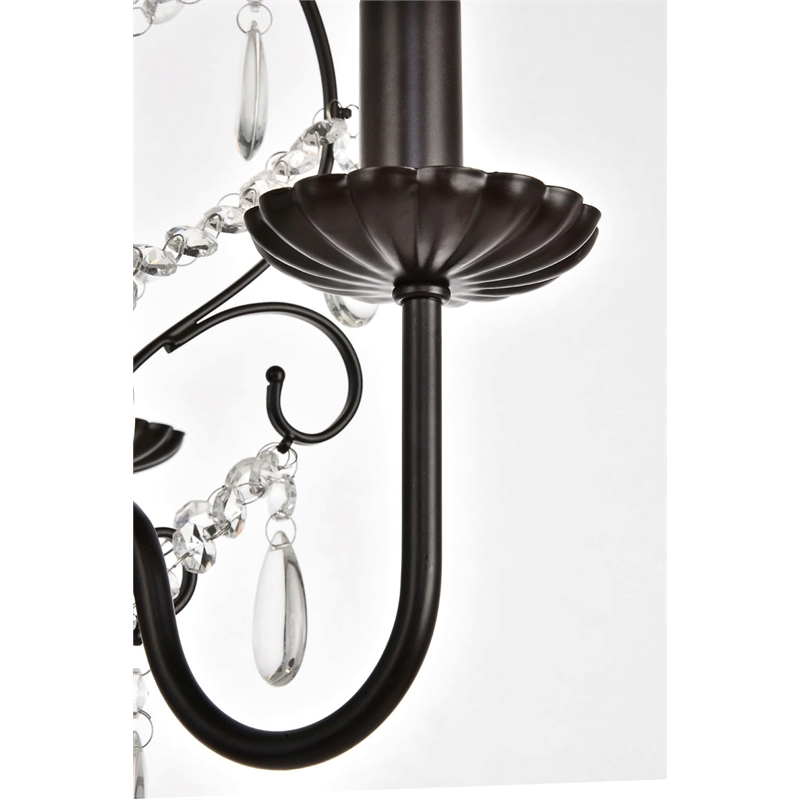 Living District Blaise 3-Light Transitional Metal Pendant in Oil Rubbed Bronze