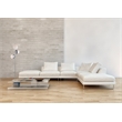 Living District Eclipse 3-Light Metal & Glass Floor Lamp in Chrome/Frosted White