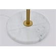 Living District Eclipse 3-Light Metal & Glass Floor Lamp in Brass/Frosted White