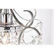 Living District Kirin 1-Light Transitional Metal Pendant in Chrome