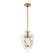 Living District Kirin 1-Light Transitional Metal Pendant in Chrome