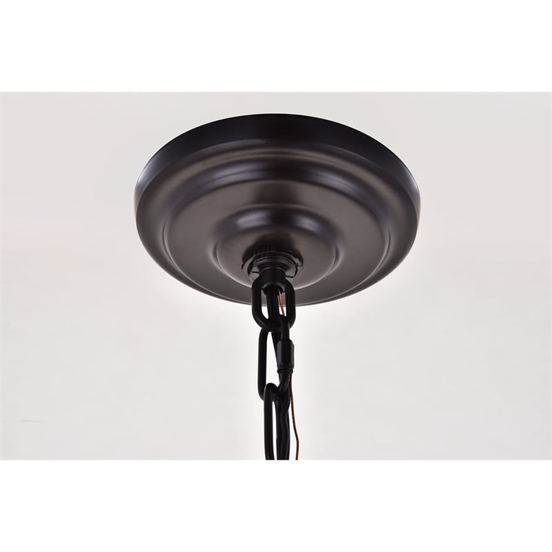 Living District Kirin 1-Light Transitional Metal Pendant in Chrome