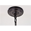 Living District Kirin 1-Light Transitional Metal Pendant in Chrome