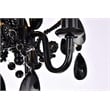Living District Karter 3-Light Transitional Metal Pendant in Polished Black