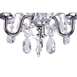 Living District Karter 3-Light Transitional Metal Pendant in Chrome