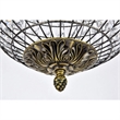 Living District Earlene 1-Light Transitional Metal Pendant in Antique Bronze