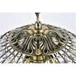 Living District Earlene 3-Light Transitional Metal Pendant in Antique Bronze
