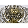 Living District Earlene 4-Light Transitional Metal Pendant in Antique Bronze