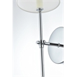 Living District Mel 1-Light Traditional Metal Wall Sconce in Black