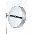 Living District Mel 1-Light Metal Wall Sconce in Burnished Nickel
