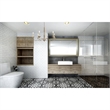 Living District Merritt 6-Light Transitional Metal Chandelier in Weathered Dove