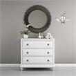 Living District Amelia 3-Light Transitional Metal Wall Sconce in Chrome