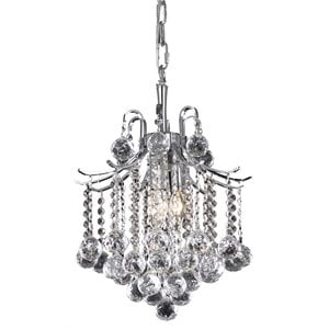 living district amelia 3-light transitional metal pendant in chrome