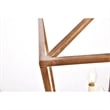 Living District Amelia 6-Light Transitional Metal Pendant in Gold