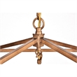 Living District Amelia 6-Light Transitional Metal Pendant in Gold