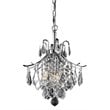Living District Amelia 3-Light Transitional Metal Pendant in Chrome