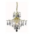 Living District Amelia 6-Light Transitional Metal Pendant in Gold Finish
