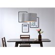 Living District Miro 3-Light Mid-Century Metal Pendant in Vintage Silver