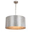 Living District Miro 3-Light Mid-Century Metal Pendant in Vintage Silver