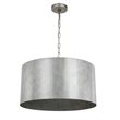 Living District Miro 3-Light Mid-Century Metal Pendant in Vintage Silver